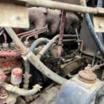 Used 1990 Mack Renault 6 cylinder flatbed work delivery truck for sale.