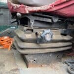 Mack renault steel bed flatbed truck for sale.