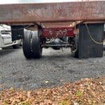 Mack renault steel bed flatbed truck for sale.