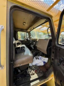 International bucket truck. 167,600 miles. 50 foot boom. Automatic transmission. for sale.