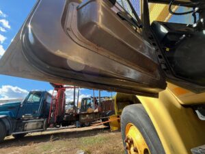 International bucket truck. 167,600 miles. 50 foot boom. Automatic transmission. for sale.