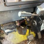 Used International 4700 areal bucket truck. Automatic transmission. Double bucket boom. For sale.