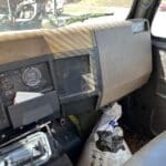 Used International 4700 areal bucket truck. Automatic transmission. Double bucket boom. For sale.