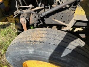 Used International 4700 areal bucket truck. Automatic transmission. Double bucket boom. For sale.