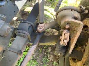 Used International 4700 areal bucket truck. Automatic transmission. Double bucket boom. For sale.