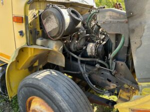 Used International 4700 areal bucket truck. Automatic transmission. Double bucket boom. For sale.
