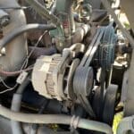 Used International 4700 areal bucket truck. Automatic transmission. Double bucket boom. For sale.