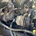 Used International 4700 areal bucket truck. Automatic transmission. Double bucket boom. For sale.