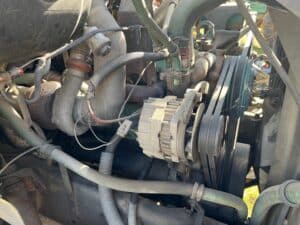 Used International 4700 areal bucket truck. Automatic transmission. Double bucket boom. For sale.