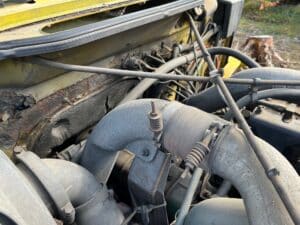 International 4700 bucket truck for sale.