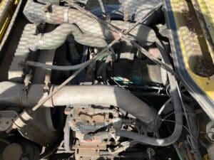 International 4700 bucket truck for sale.