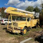 International 4700 bucket truck for sale.
