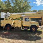 International 4700 bucket truck for sale.