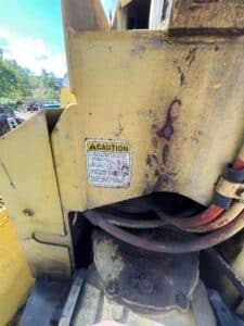 International bucket truck. 167,600 miles. 50-foot boom. Automatic transmission. For sale.