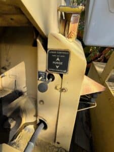 International bucket truck. 167,600 miles. 50-foot boom. Automatic transmission. For sale.