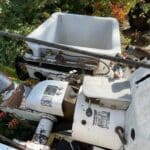 International bucket truck. 167,600 miles. 50 foot boom. Automatic transmission. for sale.