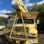 International bucket truck. 167,600 miles. 50 foot boom. Automatic transmission. for sale.