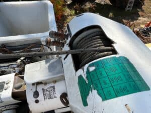 International bucket truck. 167,600 miles. 50 foot boom. Automatic transmission. for sale.