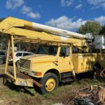 International 4700 bucket truck for sale.