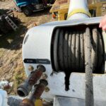 1993 International 4700 bucket truck for sale.