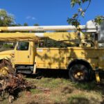 1993 International 4700 bucket truck for sale.