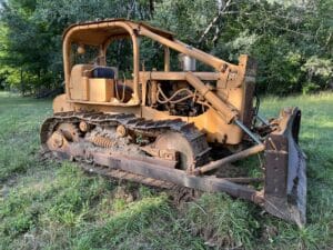 1963 Caterpillar crawler bulldozer for sale.