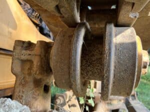 Caterpillar D6B crawler bulldozer for sale.