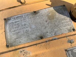 Caterpillar D6B crawler bulldozer for sale.